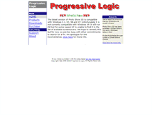 Tablet Screenshot of progressivelogic.com